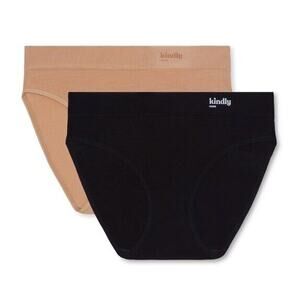 Kindly Yours Women's 4/6 Small Sustainable Comfort Modal Bikini Panties 2‎ Pairs